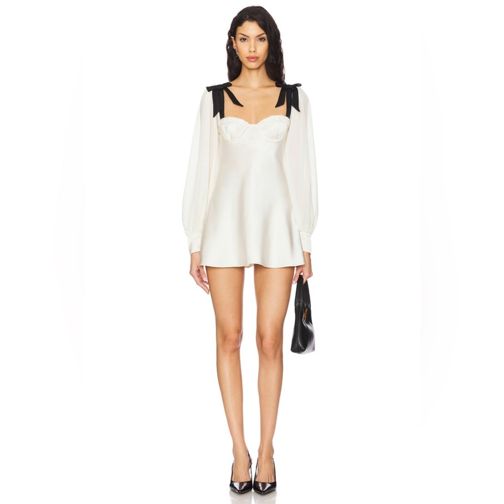 Majorelle Bailey Mini Dress in Ivory